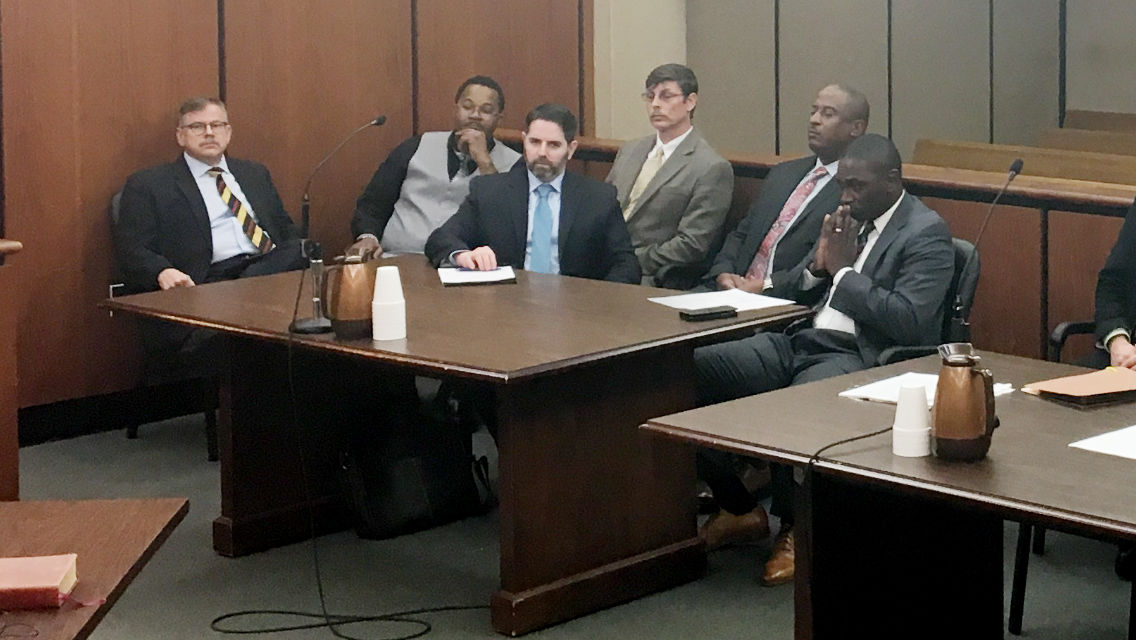 Chester County Sheriff Alex Underwood in Richland County court hearing